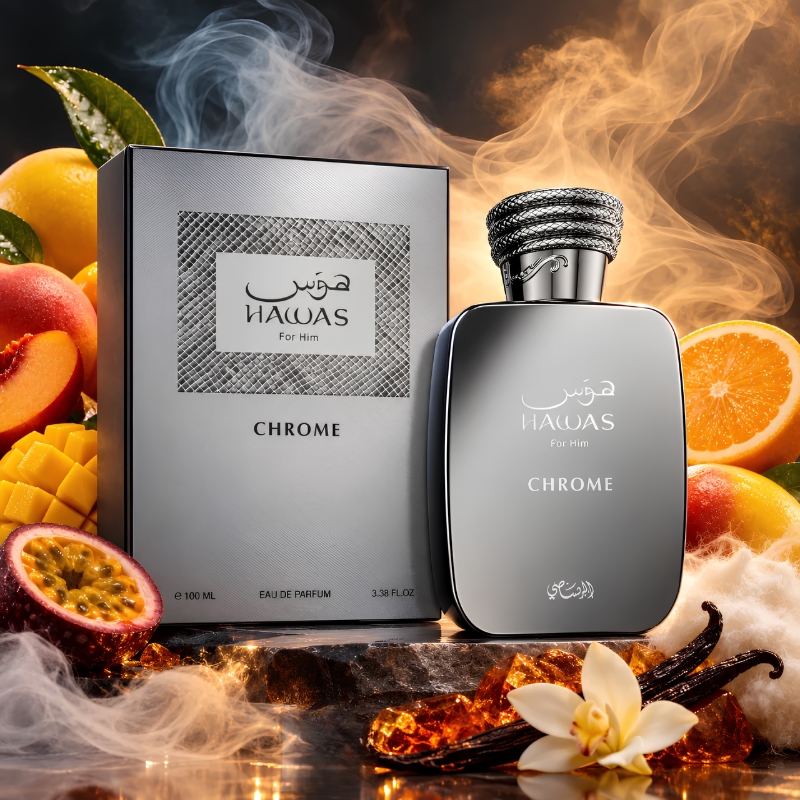 Hawas Chrome 100ml Eau de Parfum by Rasasi