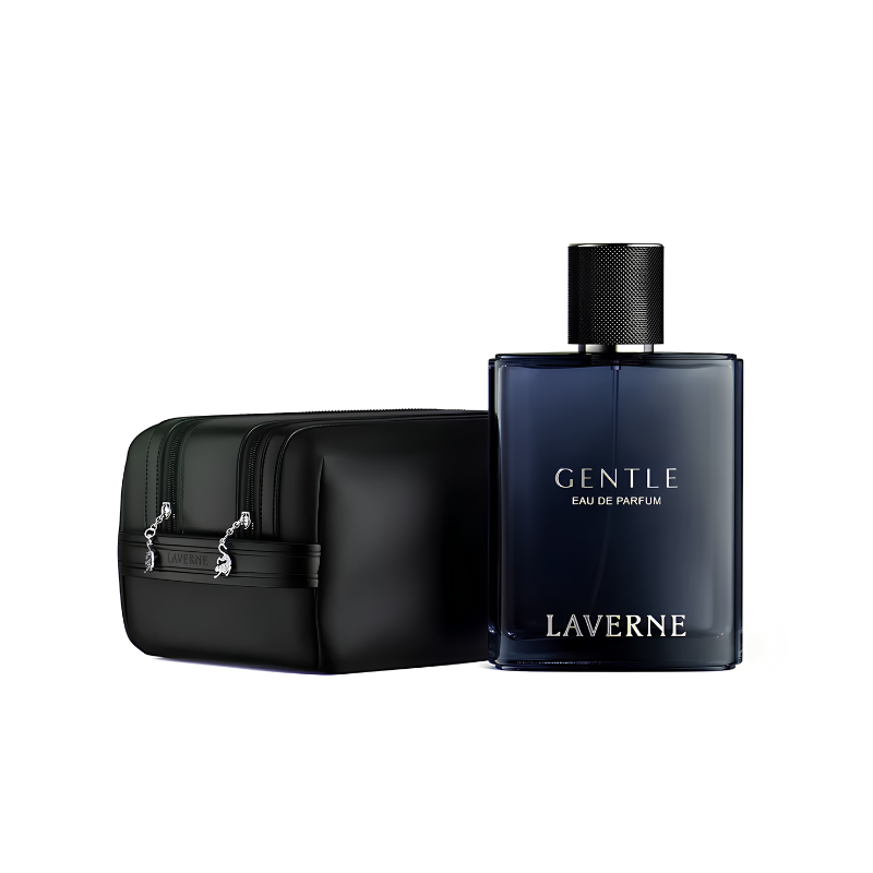 Gentle Gift Set - Perfume Eau De Parfum 100ml &  Exclusive Men’s Handbag by Laverne