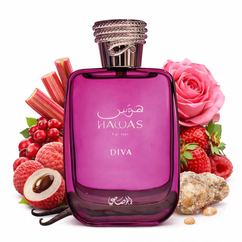 Hawas Diva 100ml Eau De Parfum For Her By Rasasi