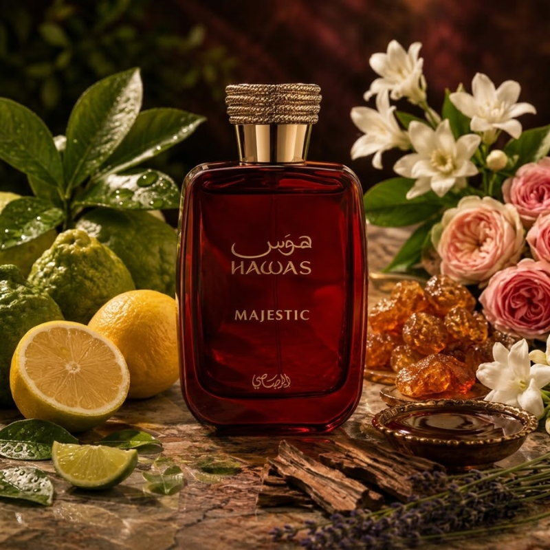 Hawas Majestic by Rasasi – A Majestic Blend of Freshness and Elegance